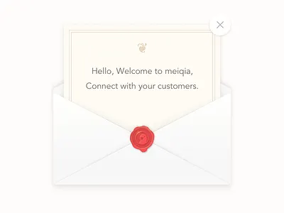 Meiqia Wax Seal envelope invite wax wax seal