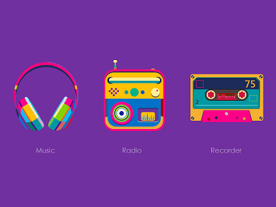 Icon002(Music/Radio/Recorder) musicradiorecorder