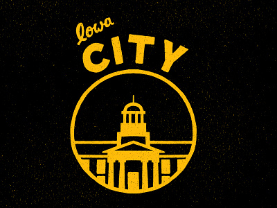 THE City capitol city golden state hawkeyes illustration iowa lettering march madness typography warriors