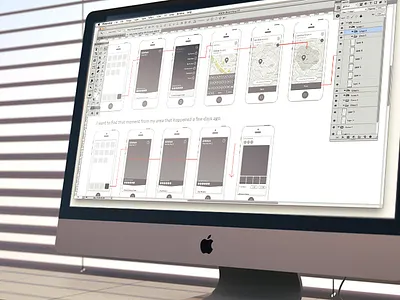 Old Wires app design ios mobile ux wireframe wires workflow