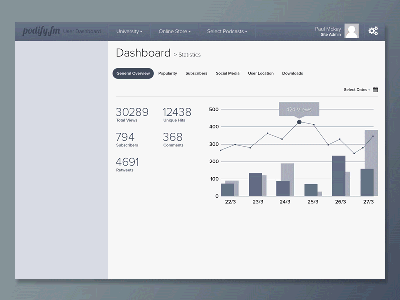 Working Progress Shots clean dashboard desktop photoshop product progress ui web design