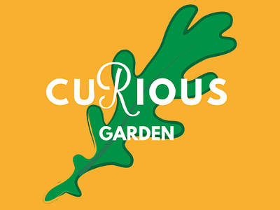 CURIOUS GARDEN branding garden green illustration plants vegetable