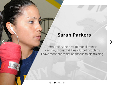 #039 Dailyui Challenge - Testimonial dailyui feedback layout testimonial ui webdesign webdesigner