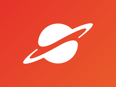 Logo project branding logo planet saturn space