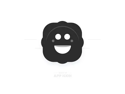 App Icon 005 app clean dailyui dribbble emoticon flat icon smile ui wow