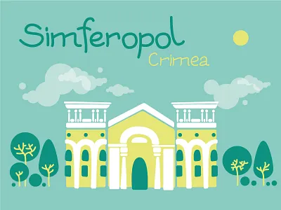 Simferopol building city crimea simferopol ukraine