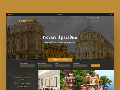 Casecitta ui web design