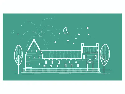 Castel castel drawing illustration strokes