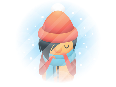 #Whiteout cold illustration illustrator minnesota snow vectordailies whiteout winter