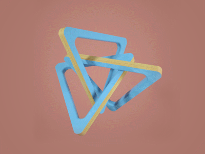 Triangle 3d c4d cinema4d instagram triangle