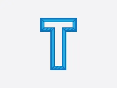 Letter T branding identity instagram lettering logo logotype script typography wordmark