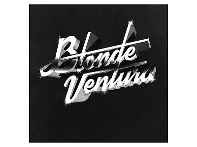 Blonde Ventura Logo graphic design logo logo design type design
