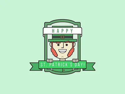 St Patrick's Day 2016 green illustration irish leprechaun st. patricks day
