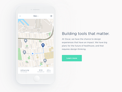 Oscar Design Site design design site designers health health app ios oscar