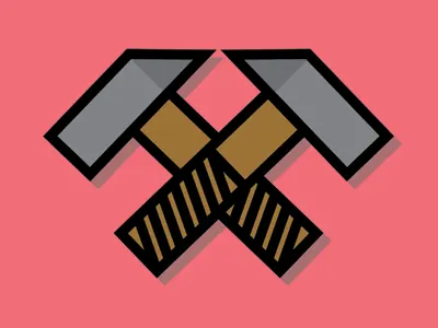 Hammer busy design graphic design hammer handyman illustration tools working