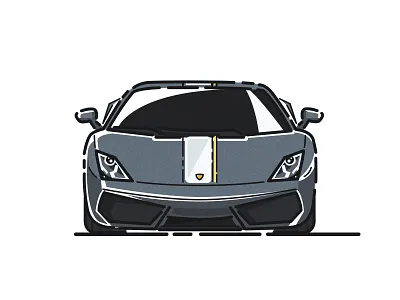 Lamborghini Gallardo Balboni car gallardo illustration lamborghini supercar