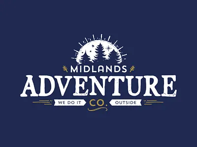 Logo Design for Midlands Adventure Co. active adventure countryside design icon logo midlands outdoor outside