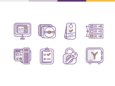 Scaleway : simple tech icons api icons illustation imagehub images reservedip scaleway security sla volumes