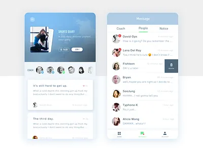 Concept App "Togethat"3 app sports together trainer