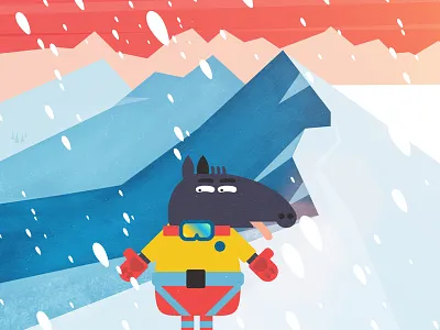 Tibet 5 everest illustration mountain snow tibet