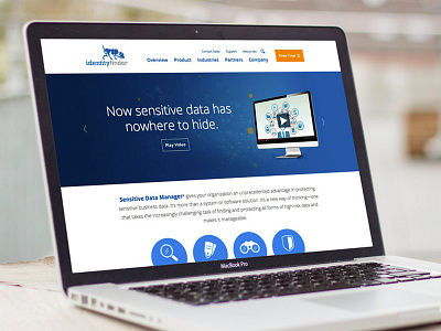 Website Design for Identity Finder design software web website