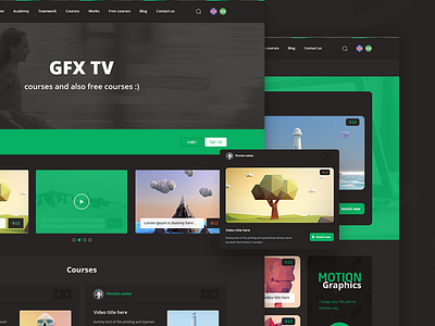 GFXacademy pages shot design freelance live colors pages webdesign