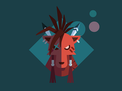 Red XIII - FFVII Design Series fan art fanart ffvii final fantasy gaming red xiii