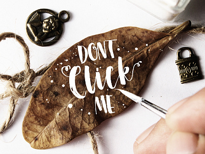 Don't Click Me brush font handlettering handmade ink lettering love magazine script typeface vintage wedding
