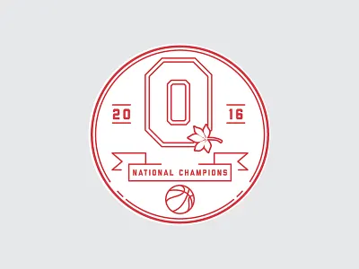 OSU basketball champion osu red sticker