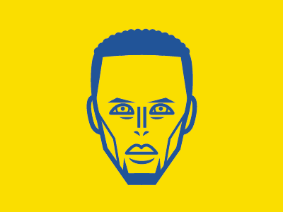 Shooter basketball curry head illustration nba sports stephen