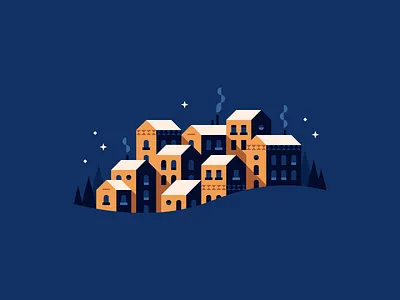 Sky City #5 abstract city illustration town