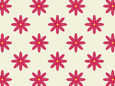Red Flower Seamless Vector Pattern download floral frebie free pattern seamless vector