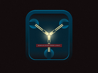 Flux Capacitor - #TimeTravel back to the future delorean flux capacitor illustration vectordailies