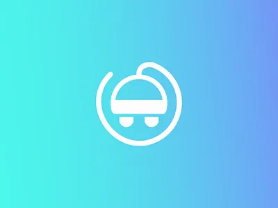 Plug'n Drive car clever drive electric gradient logo modern plug