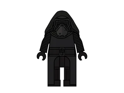 Kylo Ren character flat illustration kylo ren starwars