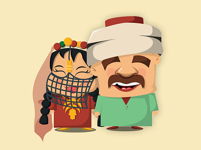 Egyptian characters arab arabian characters egypt egyptian fun fun characters funny green illustrations red