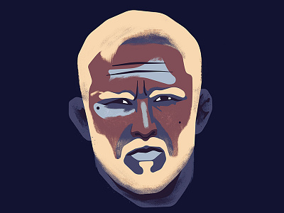 Alexander "The Mauler" Gustafsson artwork brazil brush fighter man mma portrait strong sweden ufc usa woman