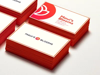 Business Card business card clean2 flat floral