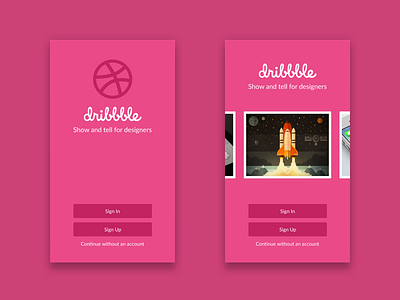 Daily UI #001: Sign-Up Page app apple daily ui dribbble ios iphone log in onboarding sign in sign up ui