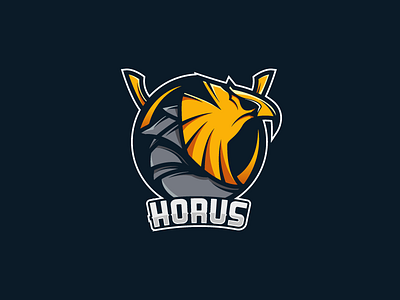 Horus billion billionarts egypt horus illustrator logo mascot mascot logo pentool swords