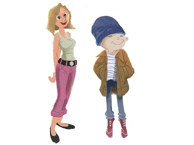 Fellas character character design color doodle drawing game girls illustration sketch visual development