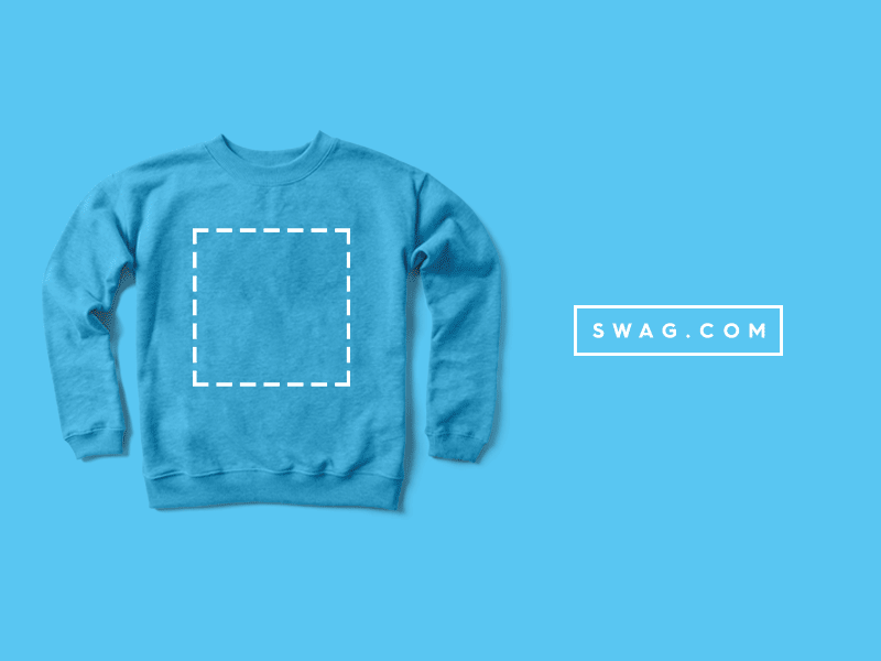 SWAG.COM branding identity logo logo design merchandise swag visual