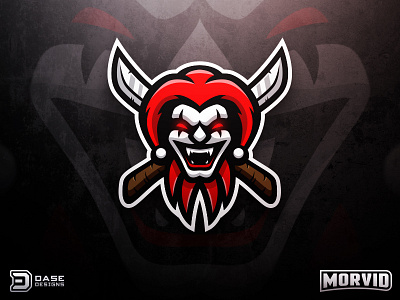 Evil Jester Mascot dasedesigns esports esports mascot evil jester jester jester logo jester mascot logo mascot sports sports logo sports mascot