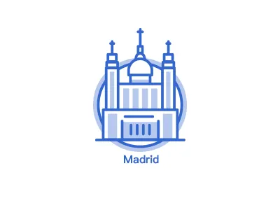 Madrid design icon illustration madrid