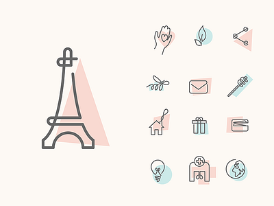 Single line icons honey icon icons line outline paris pictogram pictograms single