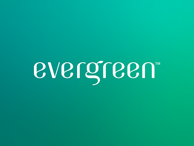 Evergreen evergreen green grønlund logo logotype