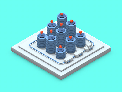 Isocity c4d isometric