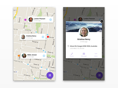 Daily UI 020 - Location Tracker 020 app daily ui design location tracker map ui