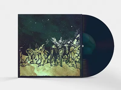 Cover art - Soothsayer cover doom dotwork fantasy lp psychedelic rock sci fi space stipling stoner