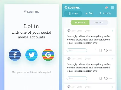 Loliful: refresh application joke lol loliful mobile social media